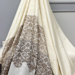  Panel V-90 Damask Wholesale Jacquard Background Curtain Fabrics Living Room and Bedroom Curtains 10 Models  300x300 cm 100% Polyester